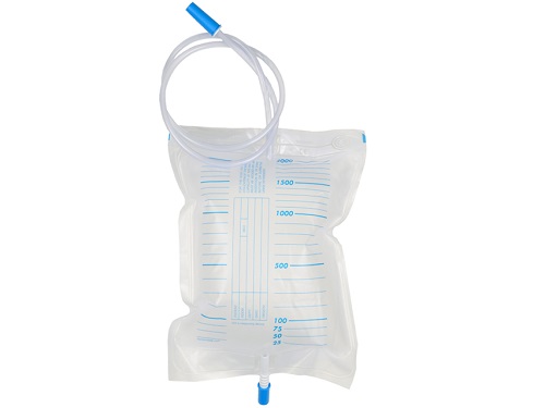 Urine Bag  2000 cc  Tube 90 cm Non-Return/Exaust Valve  Urine Bag  2000 cc  Tube 90 cm Non-Return/Exaust Valve